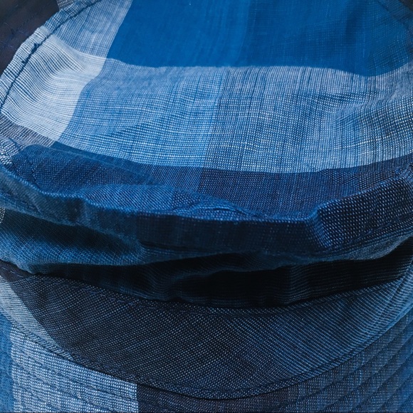 J. Crew Indigo Patchwork Bucket Hat XL - Picture 5 of 8